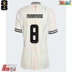 Japón Takumi Minamino #8 Segunda Equipación Mujer Mundial 2026 Manga Corta